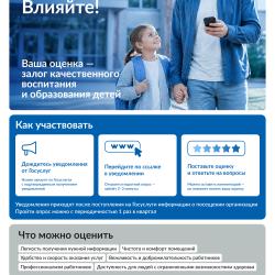 Россияне оценивают организации социальной сферы через «Госуслуги»...